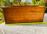 Antique Atlas Powder Co. High Explosives Dynamite Wood Box Crate Wisconsin USA