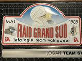 Raid Grand Sud License Plate Cover