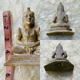 Stone Carved Buddha Figure Deity Idol Armstrong Collection Spiritual Relic