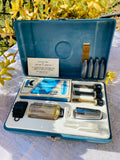 Vintage Kidde Medical Refill Cartridges Kit 24 Chargers Set Cleaning Kit w Box