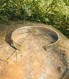 Native American Sterling Silver 925 Turquoise Stone Diamond Shape Cuff Bracelet