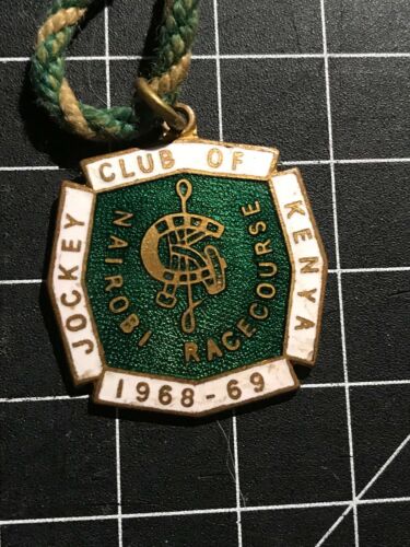Jockey Club Of Kenya Nairobi Racecourse 1968-69 Badge #399