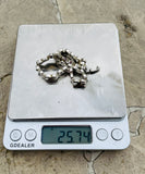 Sterling Silver 925 Vintage Heart Link Bracelet 25.74 grams