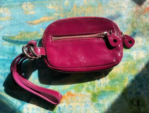American Eagle Outfitters AEO Raspberry Red Patent Leather Clutch Bag Purse