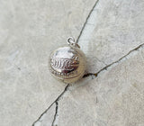 Vintage Sterling Silver SS 1940 Champions Basketball Pendant Ball Charm 6.11g