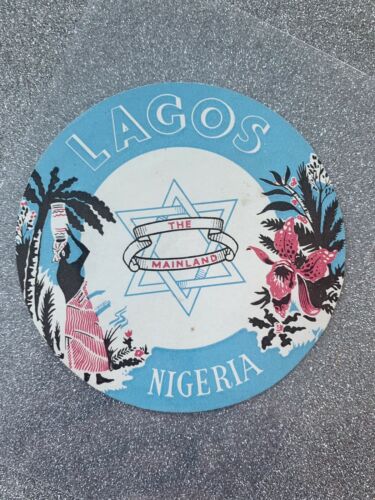 The Mainland Lagos Nigeria Africa Advertising Luggage Label Sticker