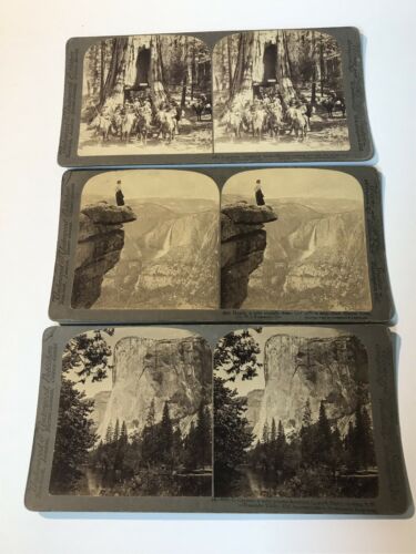 Rare Underwood Stereograph Stereoview Antique Pictures Of California Lot Of 9