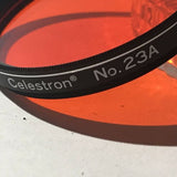 No. 23a Orange Celestron Photography Lens Made In Japan