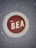 Vintage Luggage Label British European Airways BEA