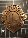 Lions International Car Badge