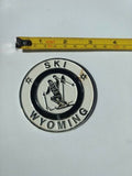 Ski Wyoming Denver Colo. Car Badge