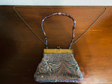 Shakeel's Concepts Enjoy The Elegance Beaded Floral Handbag Purse Hand Bag