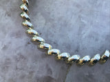 Vintage Signed 925 Sterling Silver Italy Tailor Spiral Swirl Link Bracelet