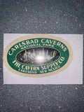 Carlsbad Caverns National Park Cavern Supply Co. New Mexico Luggage Label Rare