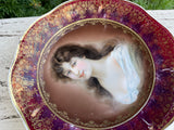 Antique Amicitia Bavaria Beehive Royal Vienna Porcelain Collectible Dish Plate