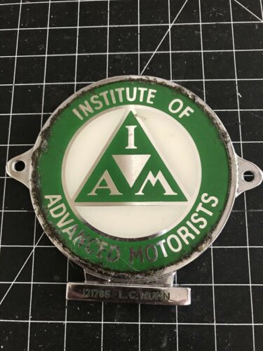 Institute Of Advanced Motorists Car Badge