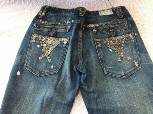 New with tags Taverniti Jeans Special Edition Janis Custom Embellishment By Hand