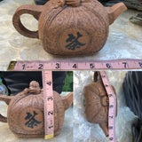 Vintage Chinese Yixing Zisha Clay Teapot Signed Lid & Bottom