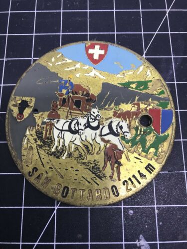 San Gottardo 2114m Car Badge