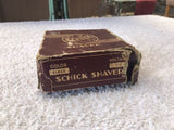 Vintage 1938 Electric SCHICK Shaver Model S Complete with Manual Cord Box