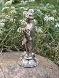 Antique Sterling Silver Signed 100 Spiritual Hindu God Deity Idol Statue 25.76g