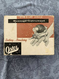 Vintage OSTER Stim U Lax Junior Massage Instrument In Original Box