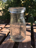 Authentic Vintage Alameda County Milk Dealers Assn. AC Quarter Pint Milk Bottle