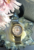 Michael Kors Womens Kerry Gold Watch with Crystal Accents MK3396