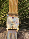 Vintage 1950’s Eastman Antimagnetic Swiss Made Jeweled Gold Tone Watch - as is