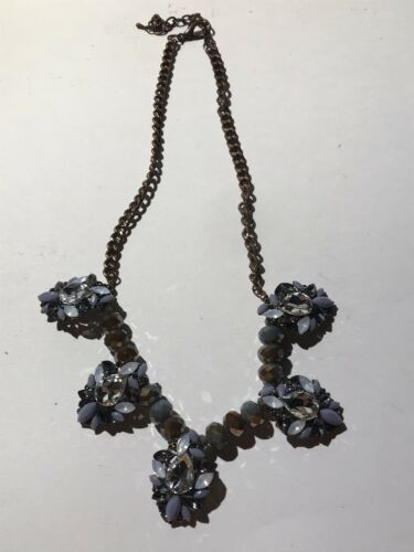 Vintage Fashion Rhinestone And Beaded Necklace