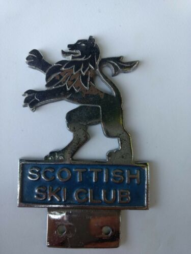 Scottish Ski Club Car Badge