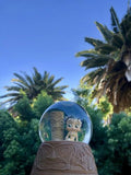 Rare Limited Edition Betty Boop Snow Glitter Tiki Paradise Globe W/ Pudgy Dog