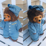 Original Robert Raikes Bears Blue Striped Pajamas PJ's Benjamin #5456 Teddy Bear