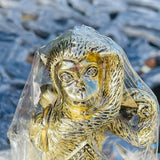 Art Form Enamel Jeweled Year of the Monkey Gold Trinket Box New Objet d' Art 540