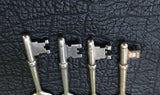 Antique Vintage Original Sargent Signed Skeleton Key Lot of 4 Keys