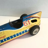 vintage tin friction speed king racer car - 61 Japan