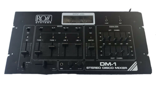 Ross Systems DM-100 Professional Studio Mixer Stereo Audio Mixing Console
