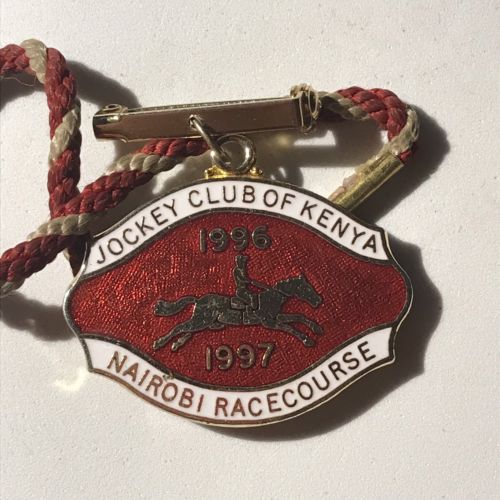 Jockey Club Of Kenya Nairobi Racecourse 1996-1997 Badge #288