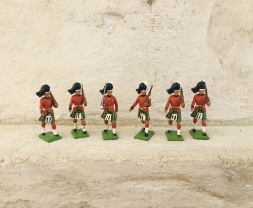 Vintage Britians Ltd Soldiers Lot of 6 Lead 1970’s Figurines Made In England