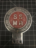 State Servants Motoring Association Car Badge