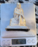 Antique Sterling Silver Spiritual Relic Man God Deity Figurine Statue 61 grams