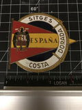 Sitges Dorada Costa España Car Badge