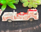 3 Vintage Tootsietoy La France Metal Fire Trucks Lot Of 3 Made In The USA