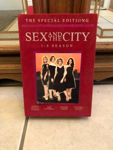 Special Edition Sex and the City Seasons 1-6 DVD Box Set/ In A Red Velvet Box