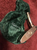 RARE TAYLOR MADE 24K Gold Plated Putter Head GREEN VELVET MODEL 102 RH