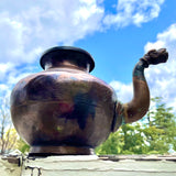 Antique Copper Bronzed Metal Camel Animal Spout Vessel Kettle Tea Pot
