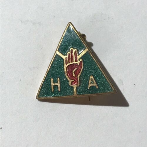 HA Triangle Pin Badge