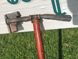 Brutalist Handmade Welded Metal Mad Max Mace War Battle Club Mallet Wood Weapon