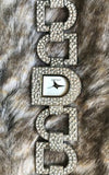 DKNY NY3915 Ladies Swarovski Crystal Designer Watch “D” Shape Collection