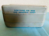 Vintage Miners Mining MSA Dustfoe #55 Respirator Dust Mask Metal Tin Mcdonald co
